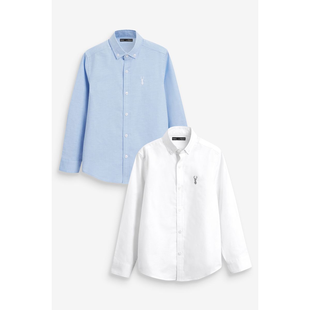 Chemise Oxford - Manches Longues bleu-blanc, NEXT