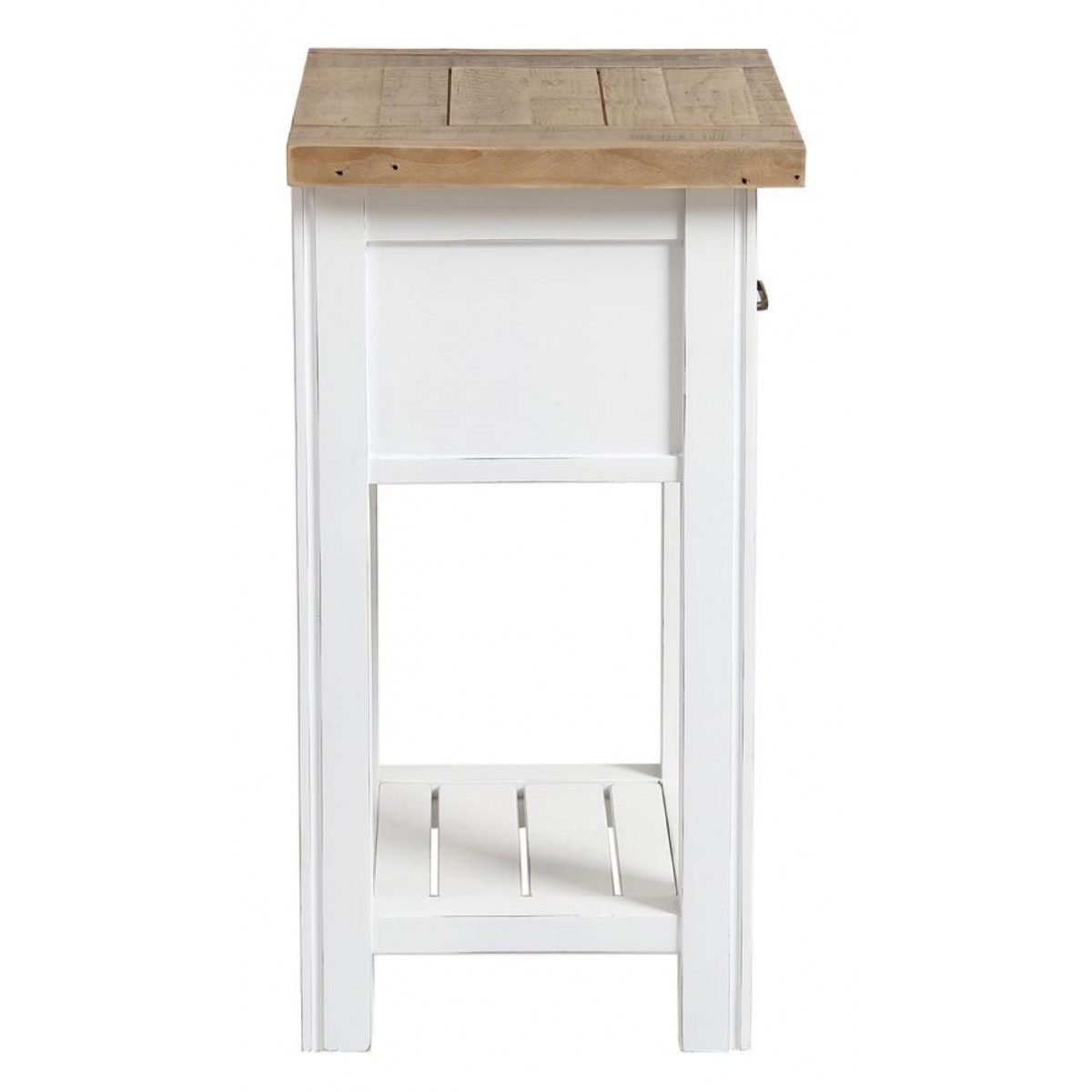 Table de chevet 1 tiroir - RIVAGES blanc, INTERIOR'S