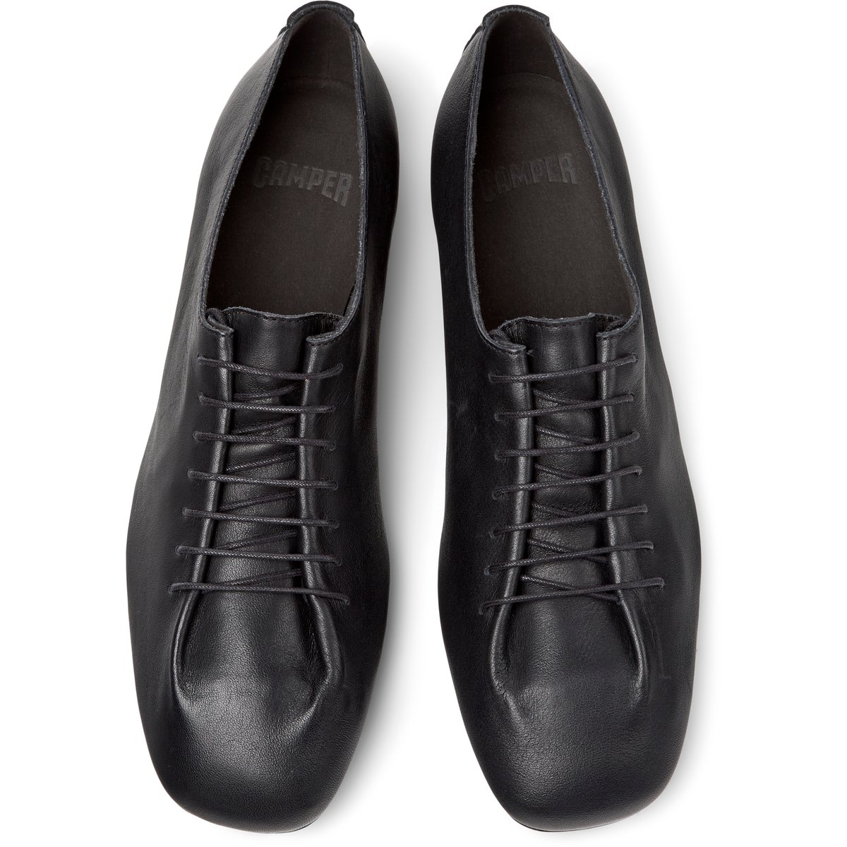 Ballerines Casi Myra cuir noir, CAMPER