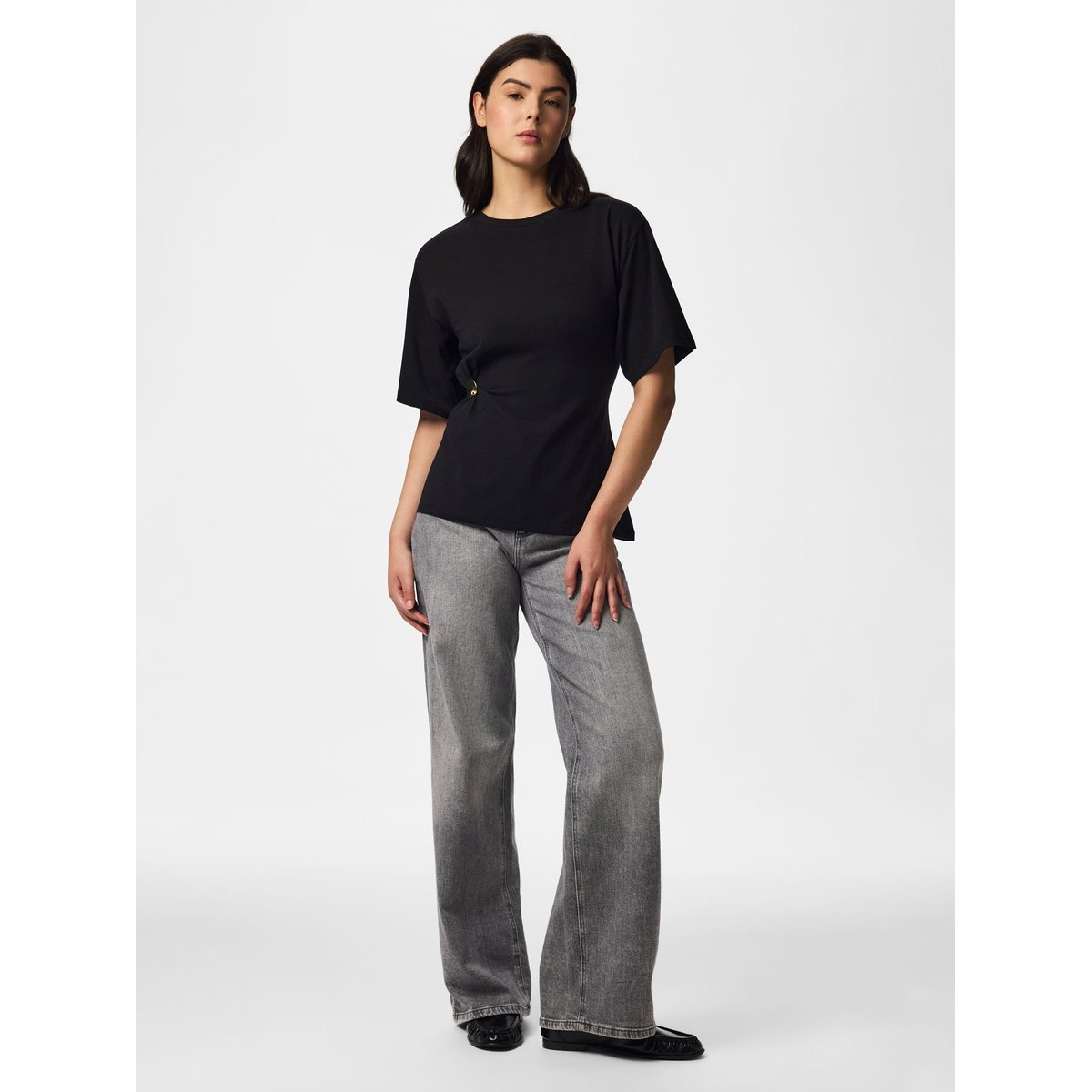 T-Shirt noir - black1, PIECES