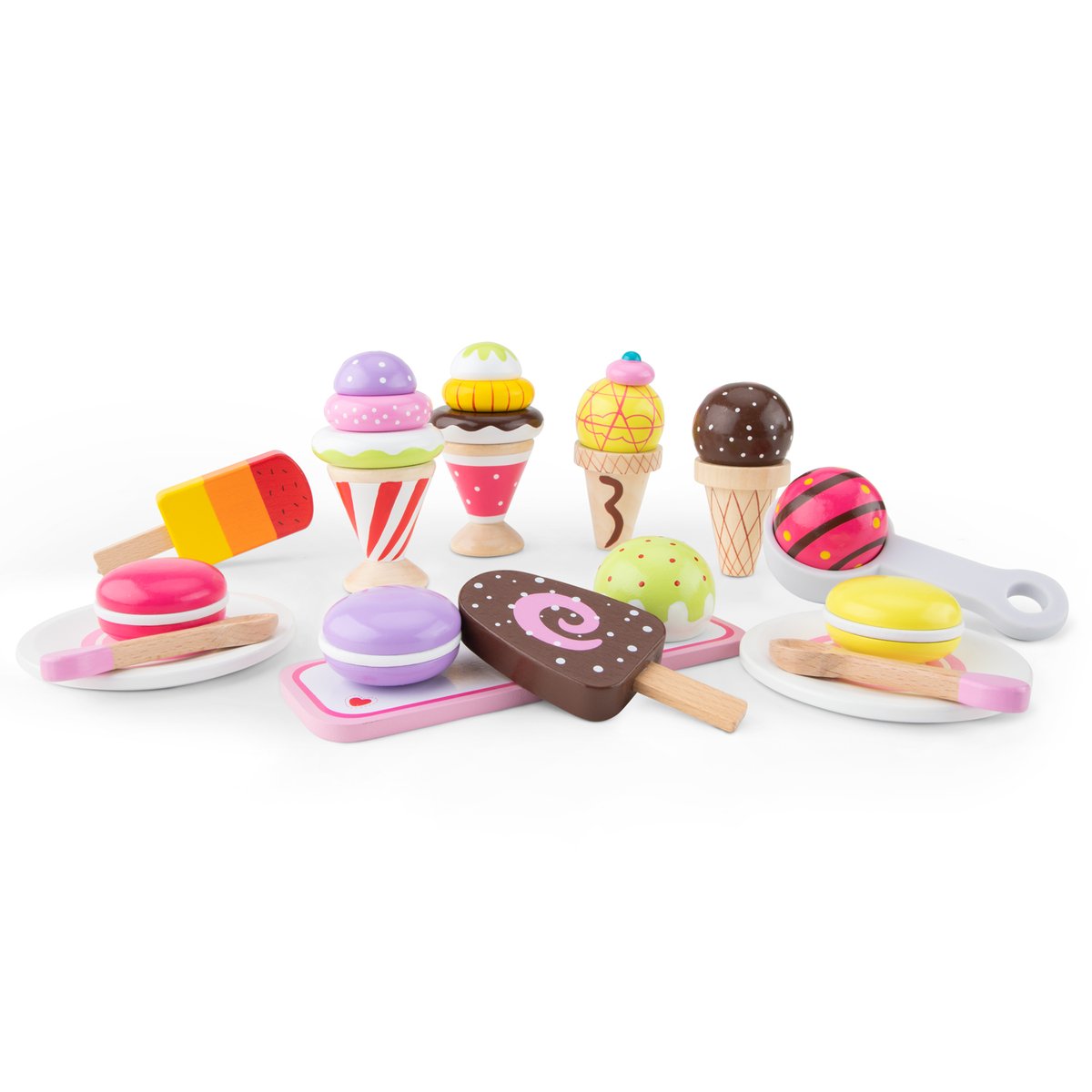 Ensemble de glaces blanc, NEW CLASSIC TOYS