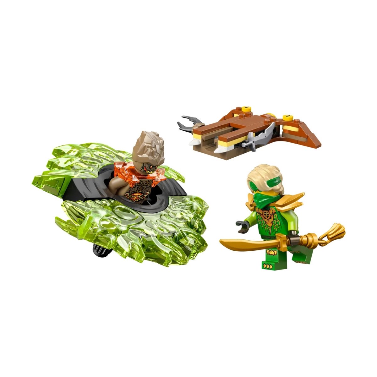Ninjago Lloyd contre la toupie du monstre de la Terre multicolore, LEGO