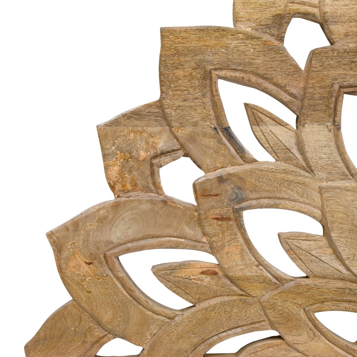 Tête de lit en bois de manguier VALENTINA bois clair, MADE IN MEUBLES