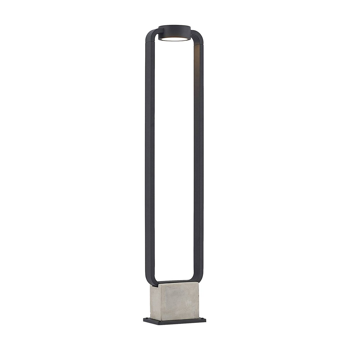 Luminaire extérieur en aluminium moderneLED anthracite, blanc, gris béton, LUCANDE