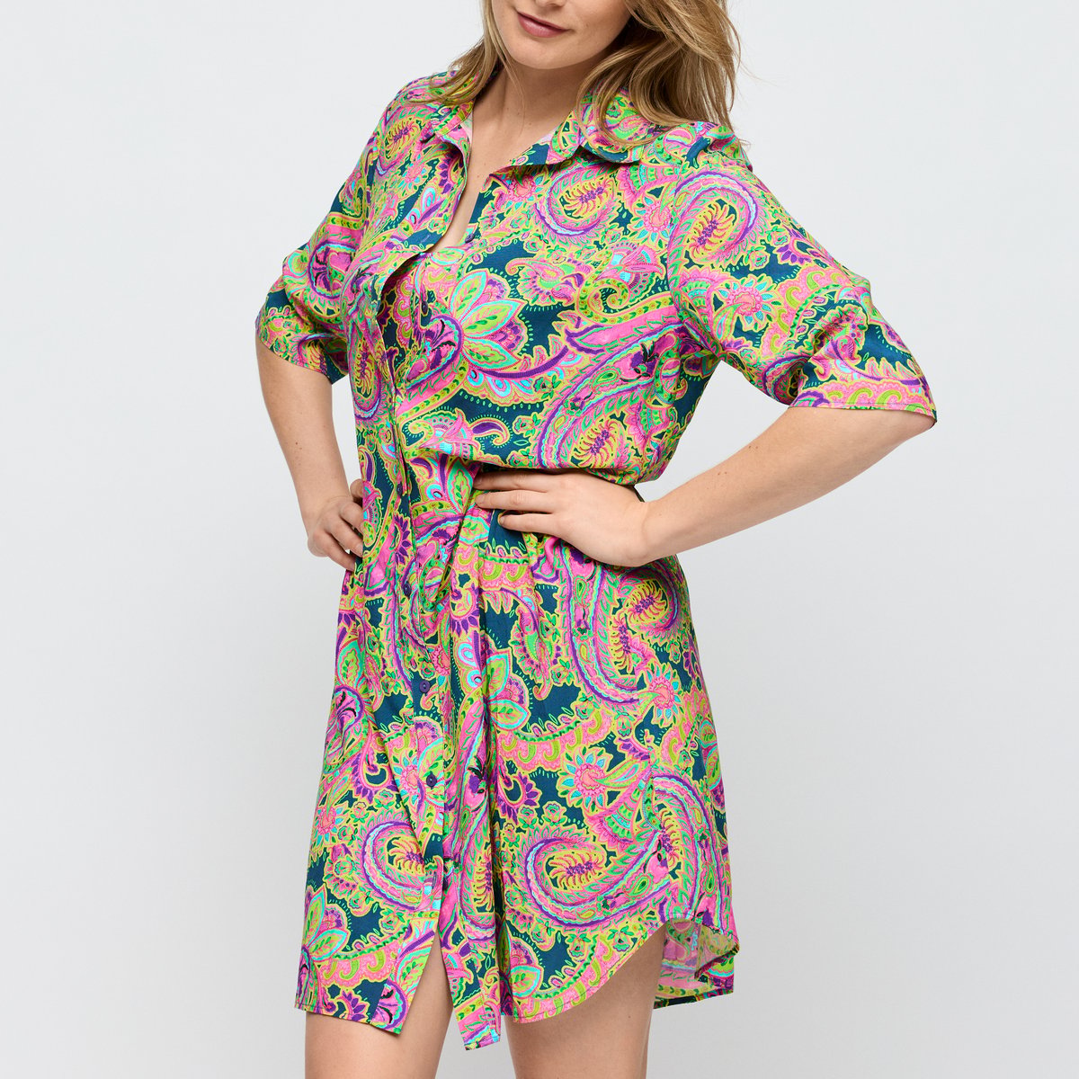swimwear robe courte JOLISE multi - tropical paisley, MARIE JO