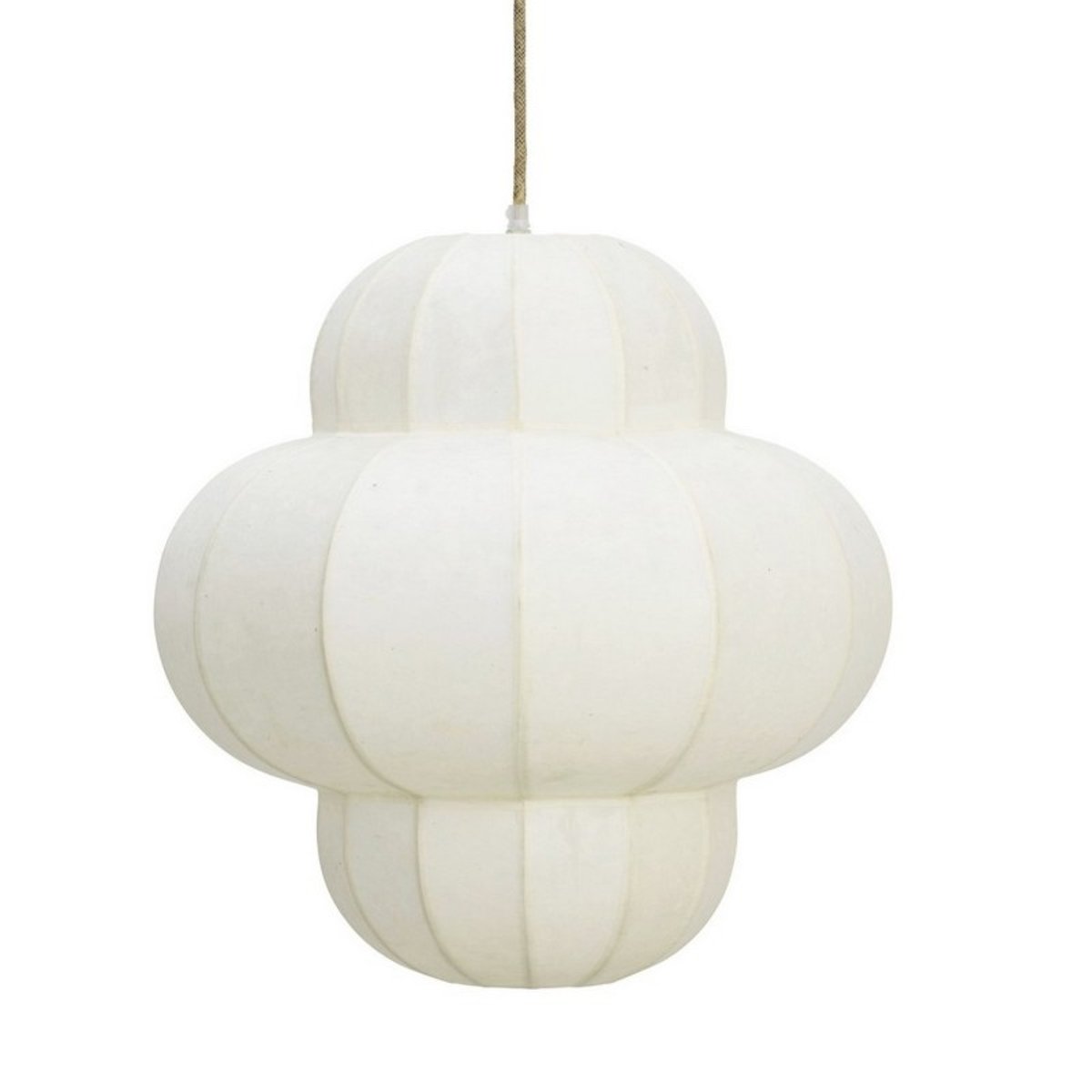 Suspension sculpturale papier blanc, MADAM STOLTZ