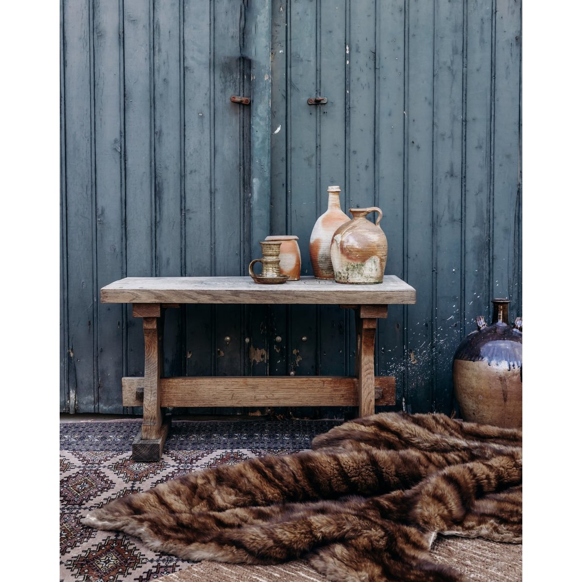 Table basse en bois Léonie N°119 - Bon état bois, DEBONGOUT