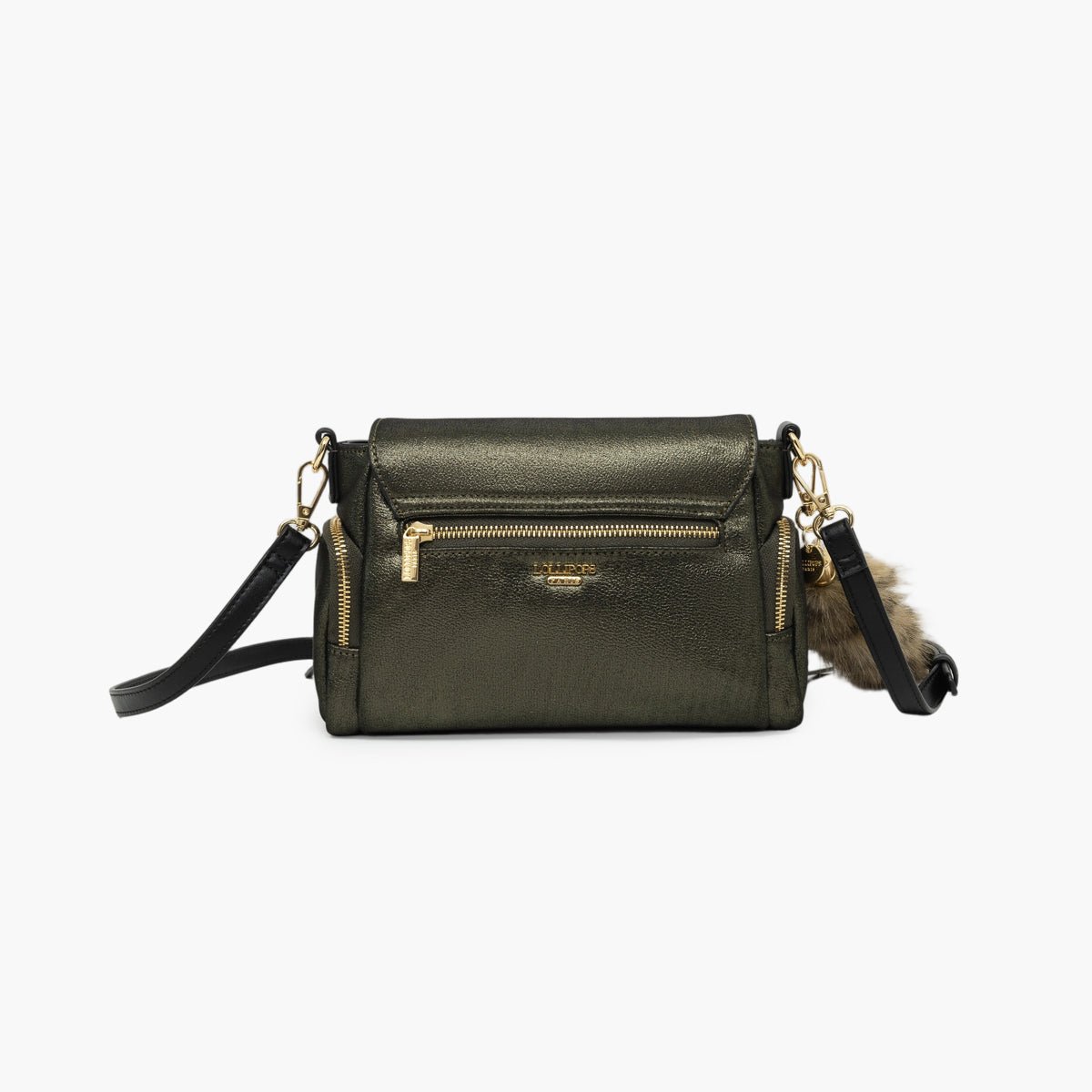 Petit sac porté épaule Tyler doré,kaki, LOLLIPOPS