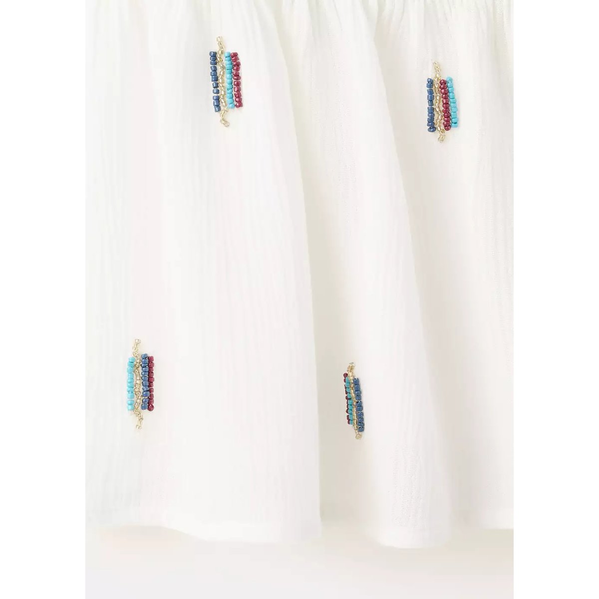 Top détail perles blanc cassé, MANGO TEEN
