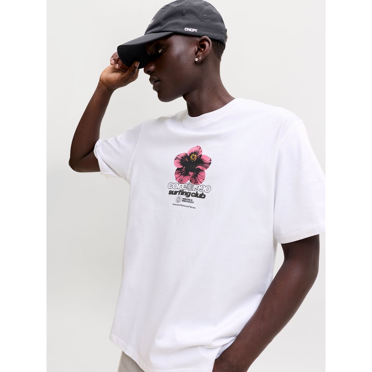 T-Shirt bright white, JACK & JONES