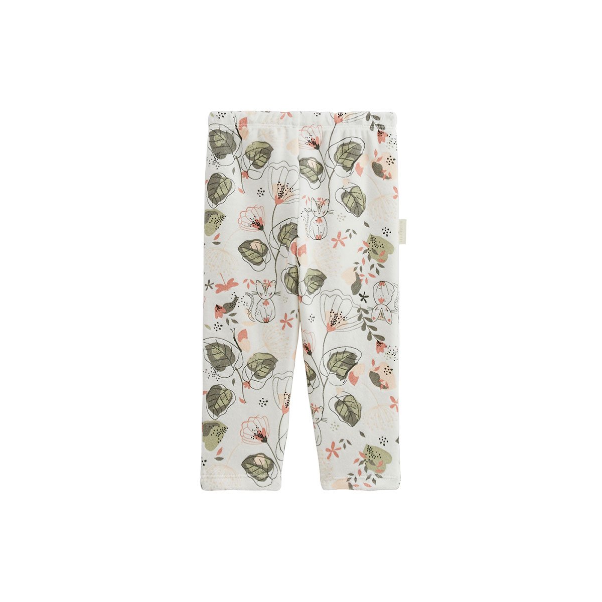 Pyjama enfant 2 pièces en velours Lily kaki, PETIT BEGUIN