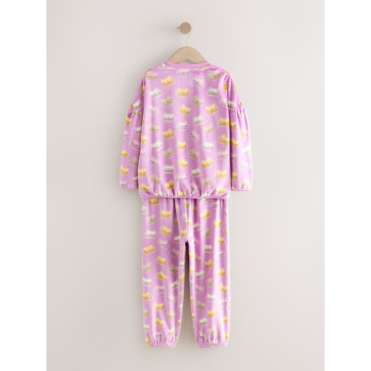 Pyjamas en polaire confortable cataroon rose, NEXT