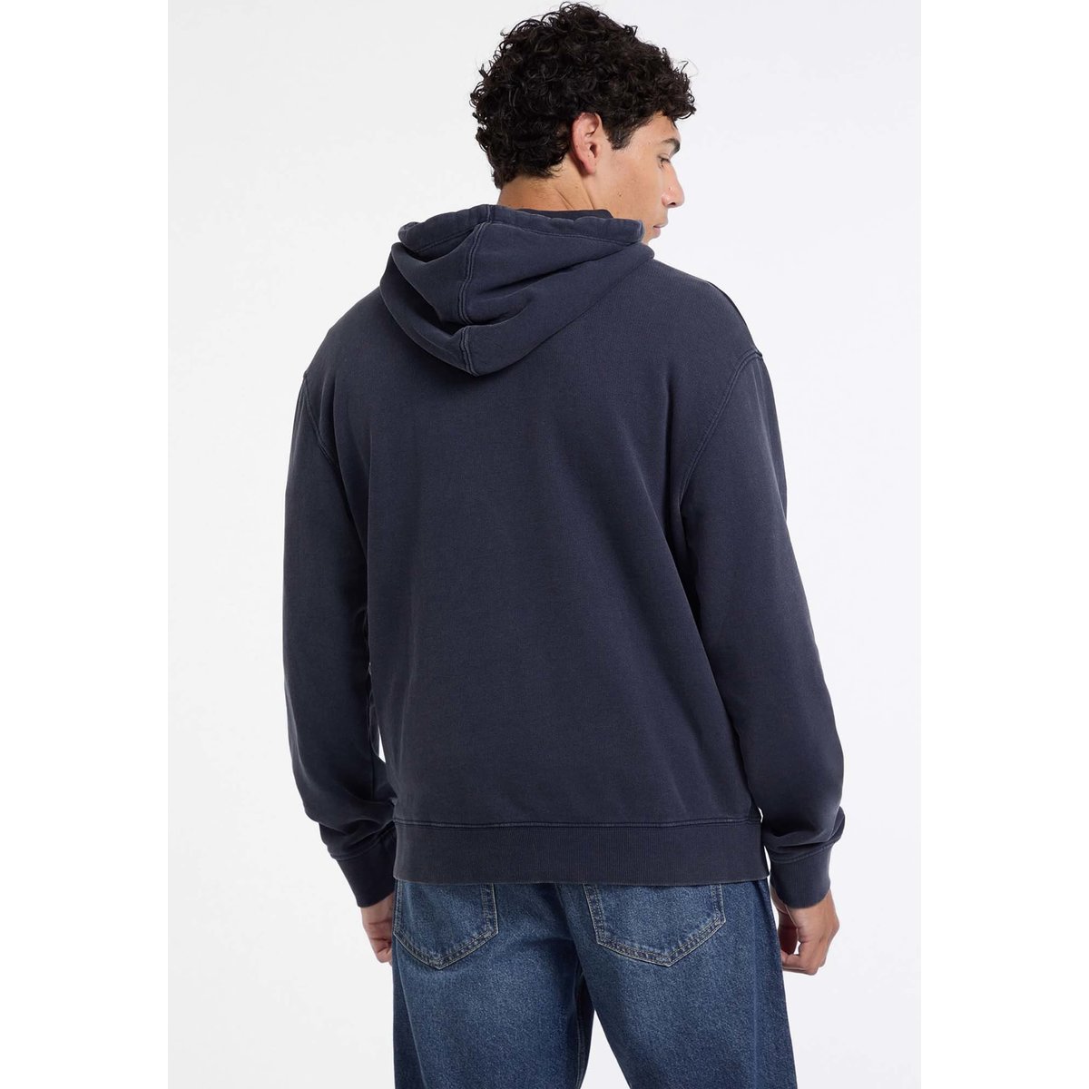 Sweat-Shirt Logo Imprimé bleu foncé, GUESS JEANS