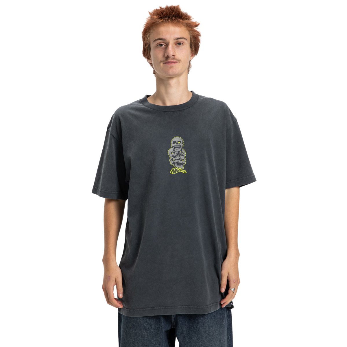 T-shirt à manches courtes LAUGH STACK. noir black, DC SHOES