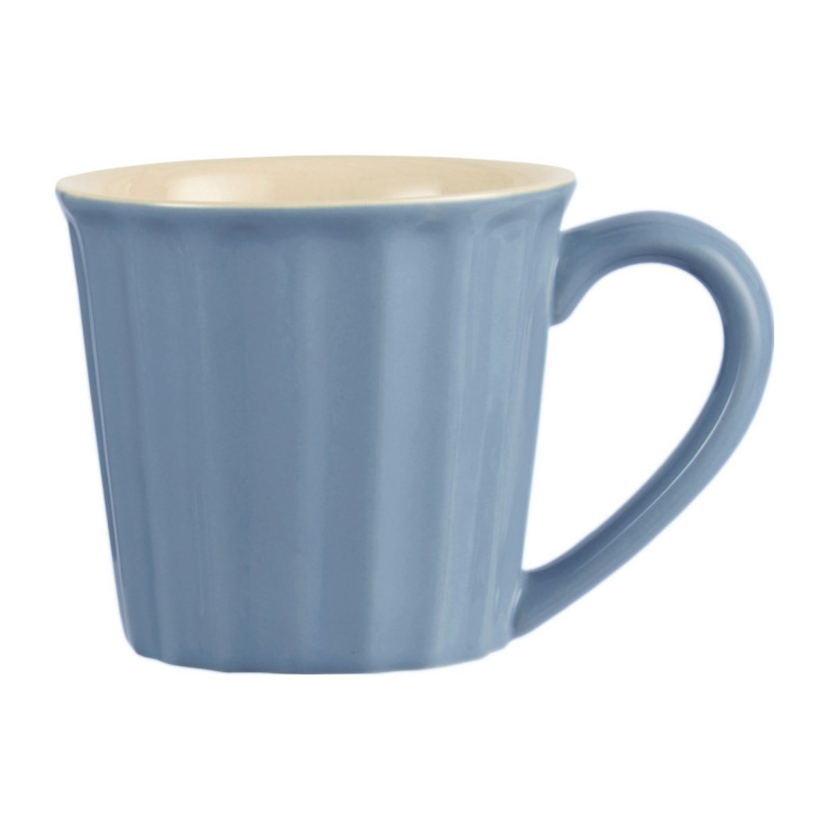 Tasse grès côtelé  MYNTE bleu clair, IB LAURSEN