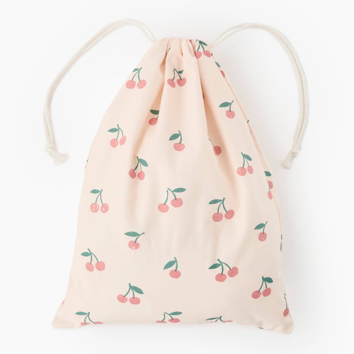 Sac rangement pyjama imprimé fruits, 30x40 cm, en coton bio multi co, MONOPRIX