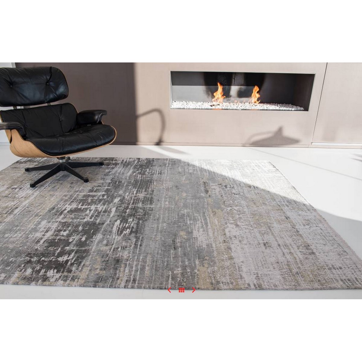 Tapis salon et chambre Atlantic Streaks - Coney Grey gris, NOVATREND