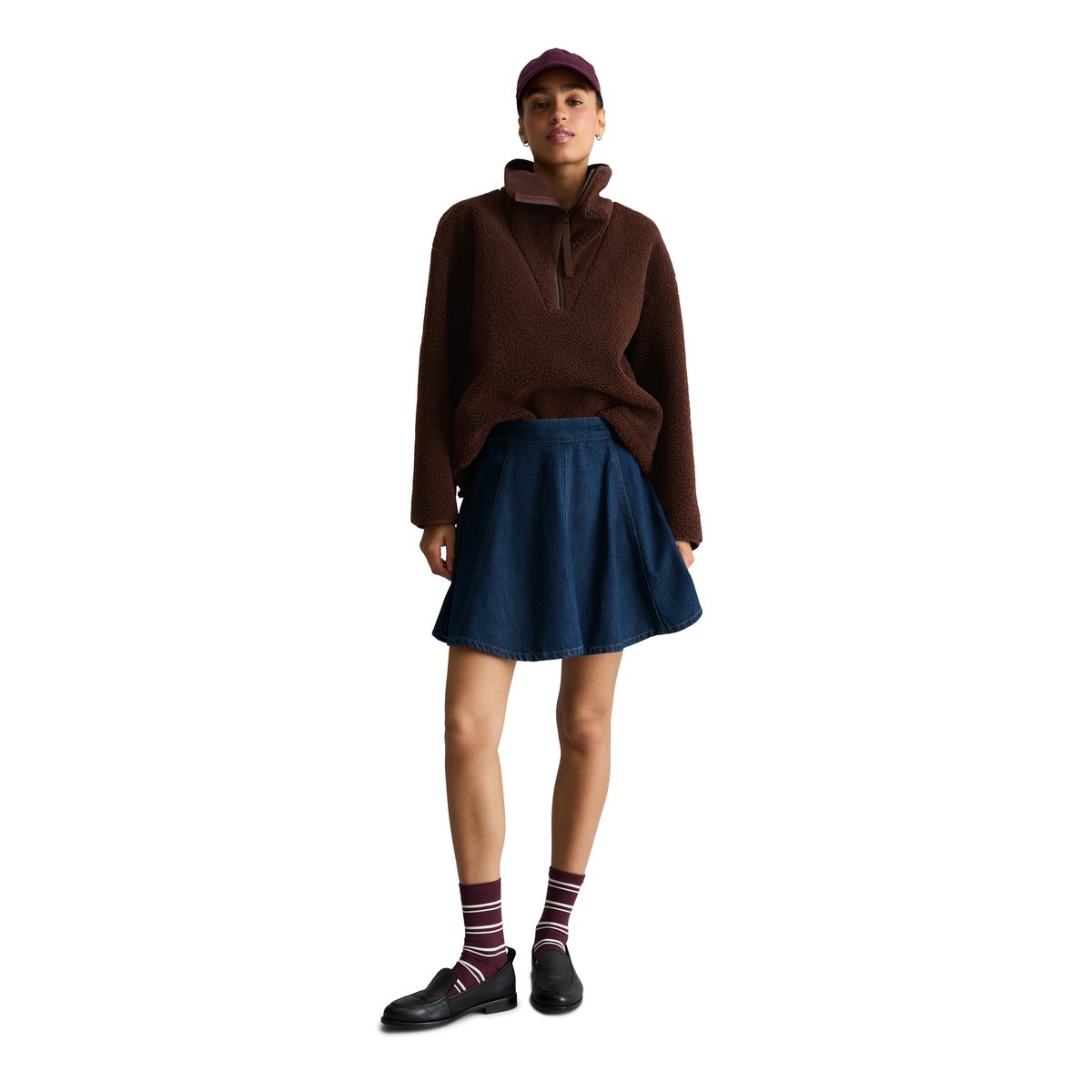 Teddy-Troyer standard en polyester recyclé marron, MARC O’POLO DENIM