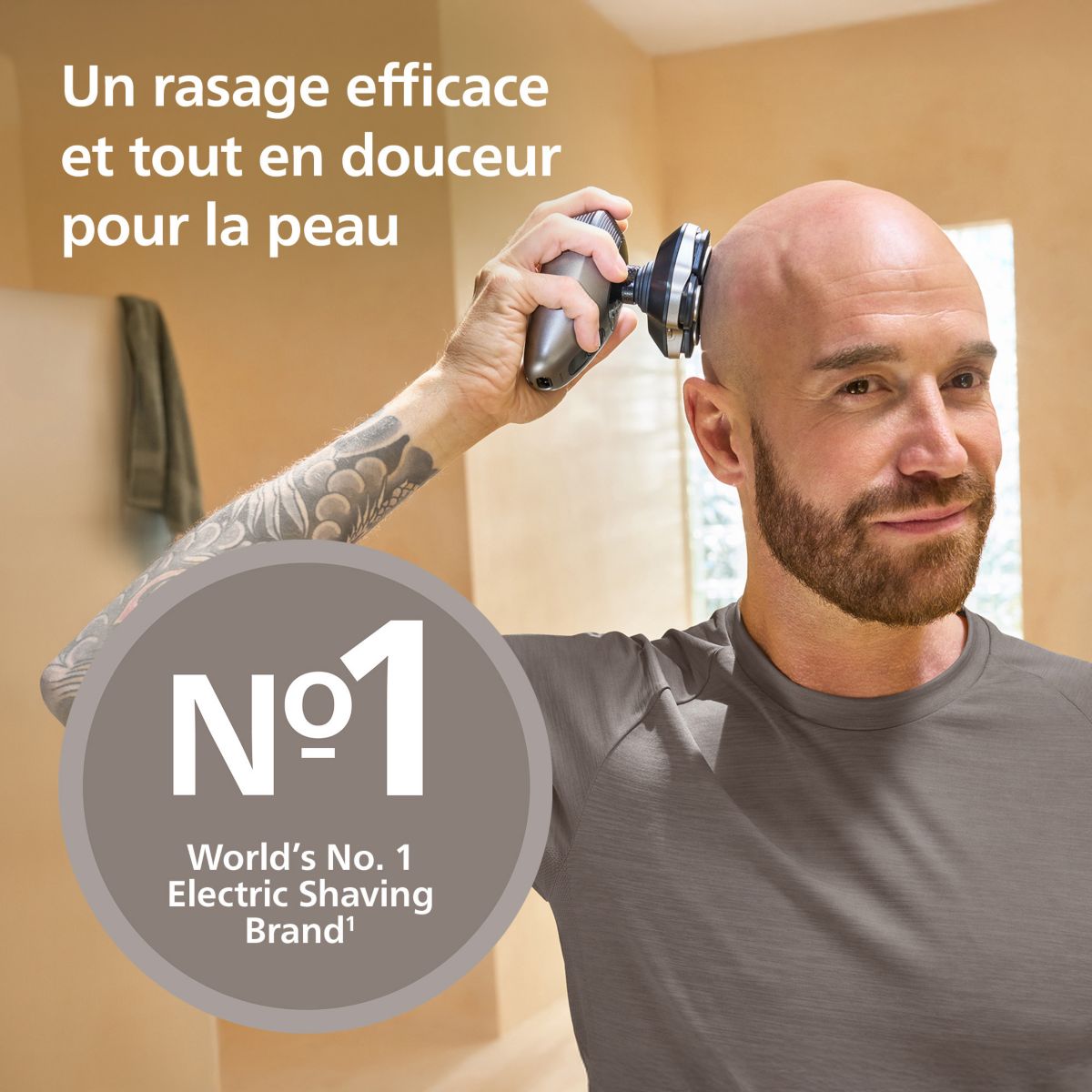 Tête de rasoir de rechange pour rasoir tete couleur unique, PHILIPS