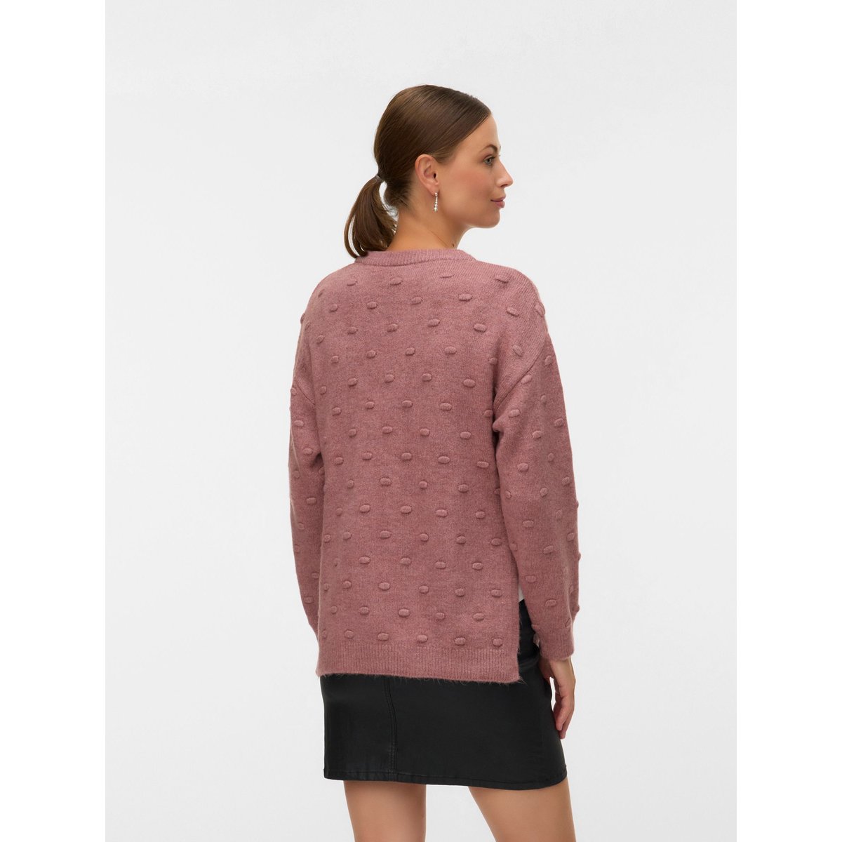 Pull En Maille nostalgia rose, MAMA LICIOUS