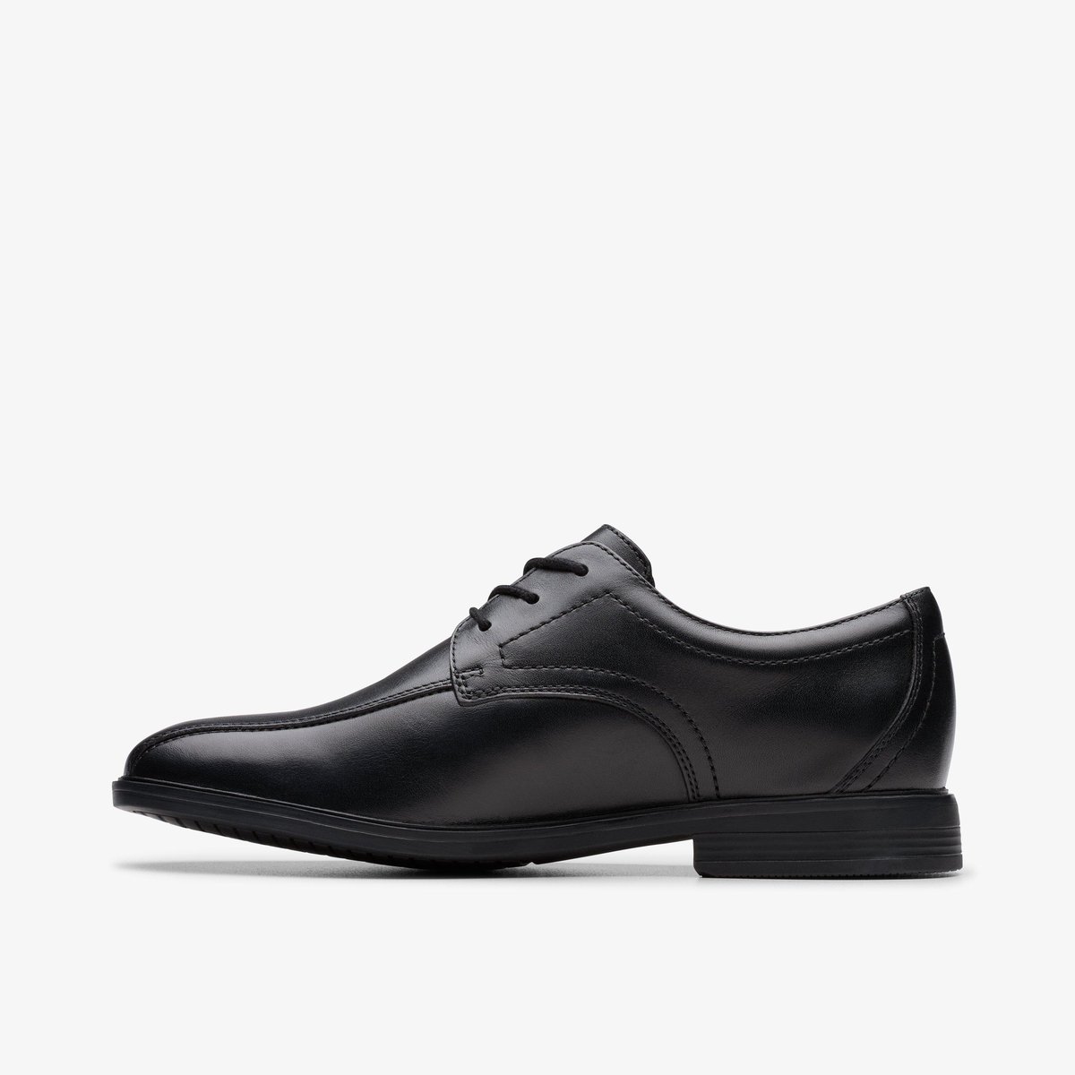 Derbies Cuir Coupe Large JONWIN LOOP Y noir, CLARKS