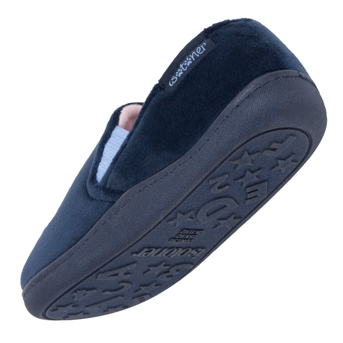 Chaussons Mocassins bleu, ISOTONER