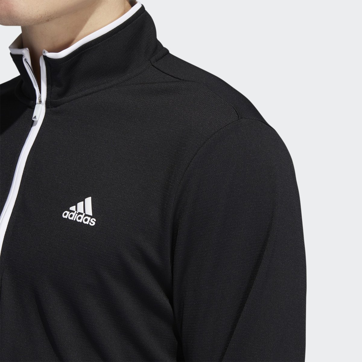 Pull Quarter-Zip Pull Quarter-Zip black / white, adidas Performance