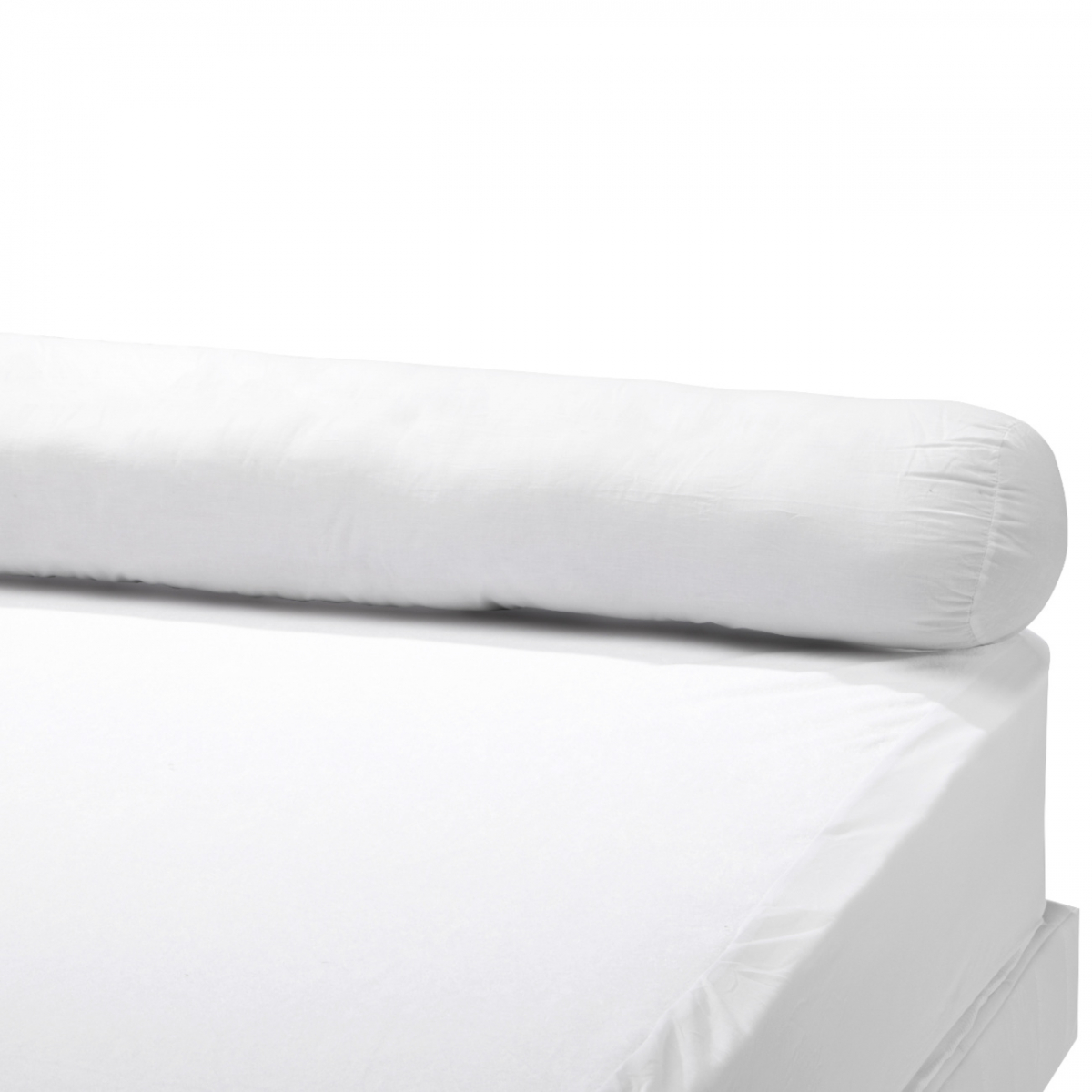 Traversin moelleux et gonflant Confortable blanc uni, BLEU CALIN