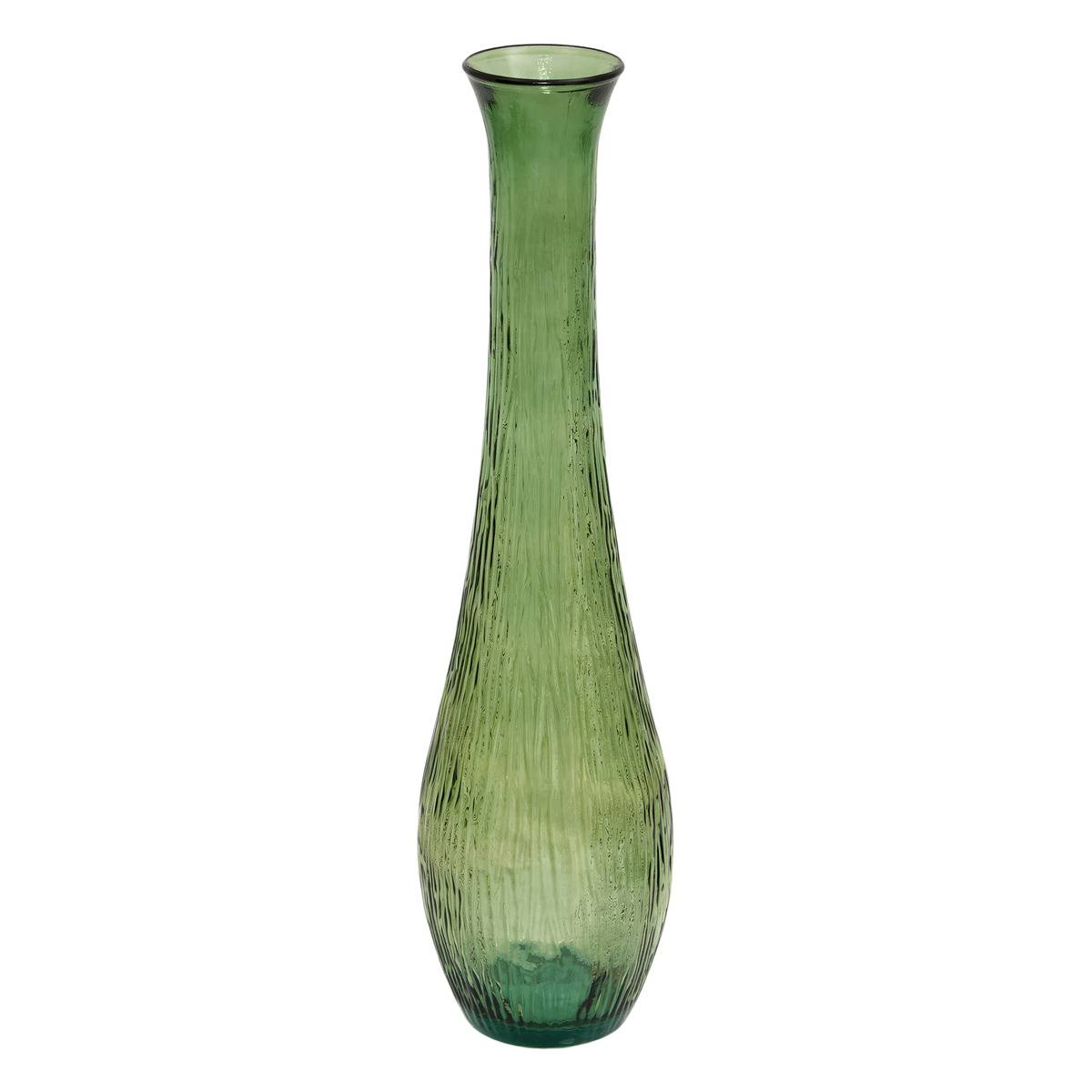 Vase en verre recyclé CARIA vert, ATMOSPHERA
