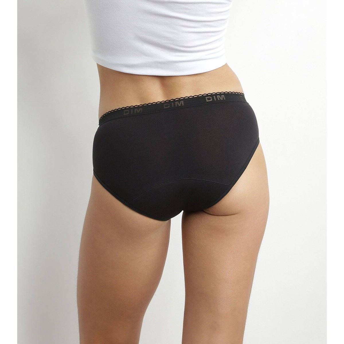 Culotte menstruelle - flux abondant noir, DIM