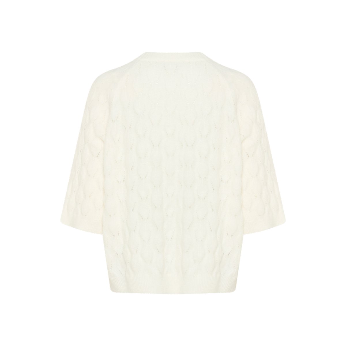 Pullover tricoté blanc, KAFFE