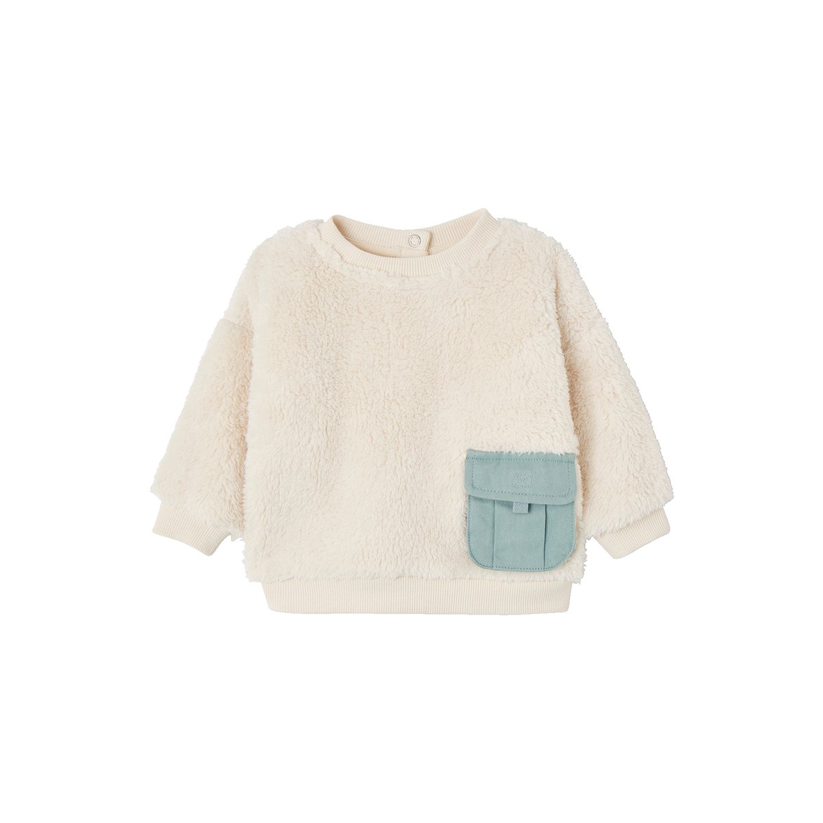 Ensemble Sweat-Shirt + Pantalon Bébé HYGGE vert d'eau, VERTBAUDET