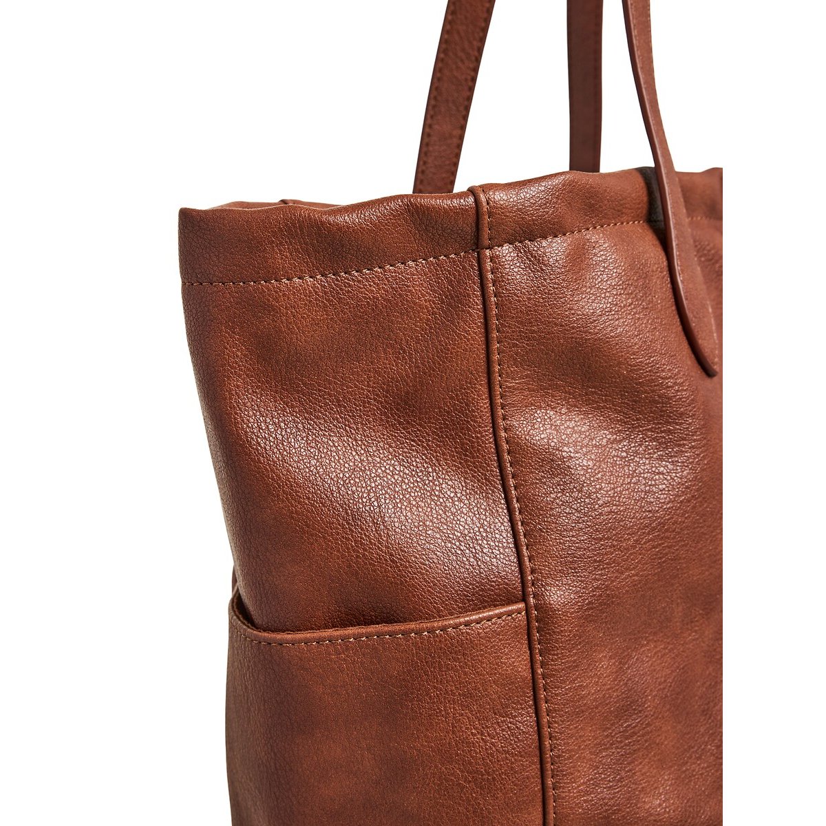 Annika Tote Bag cognac, PIECES