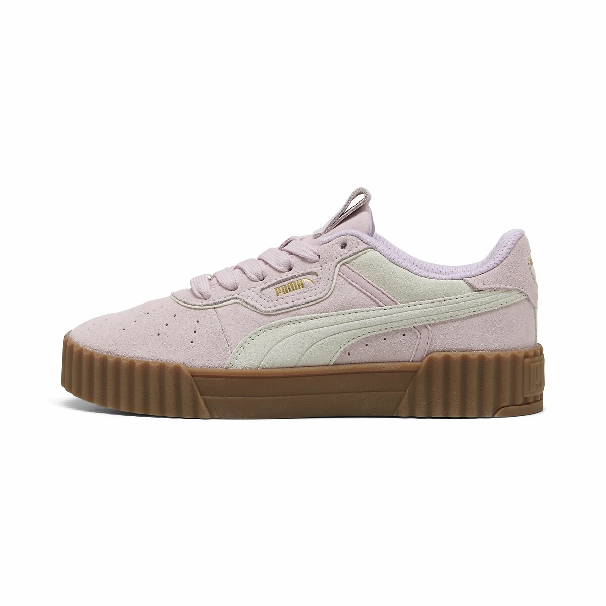 Carina 3.0 Luxe Trainers in Suede pink/white, PUMA