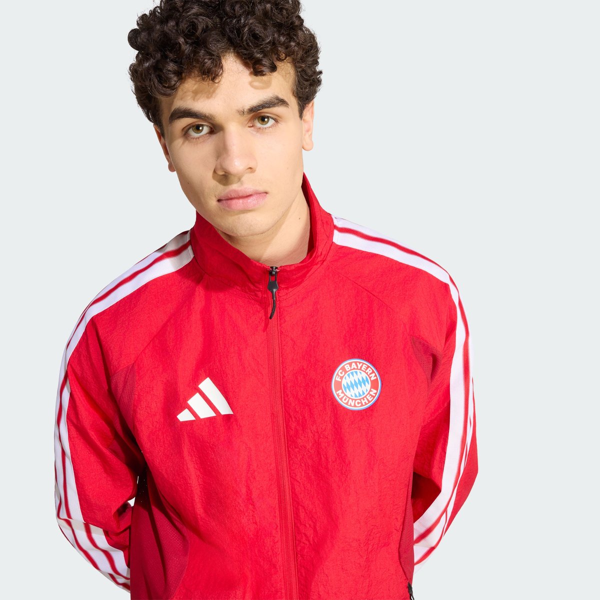Veste Anthem Domicile Fc Bayern Munich better scarlet / team victory red, adidas Performance