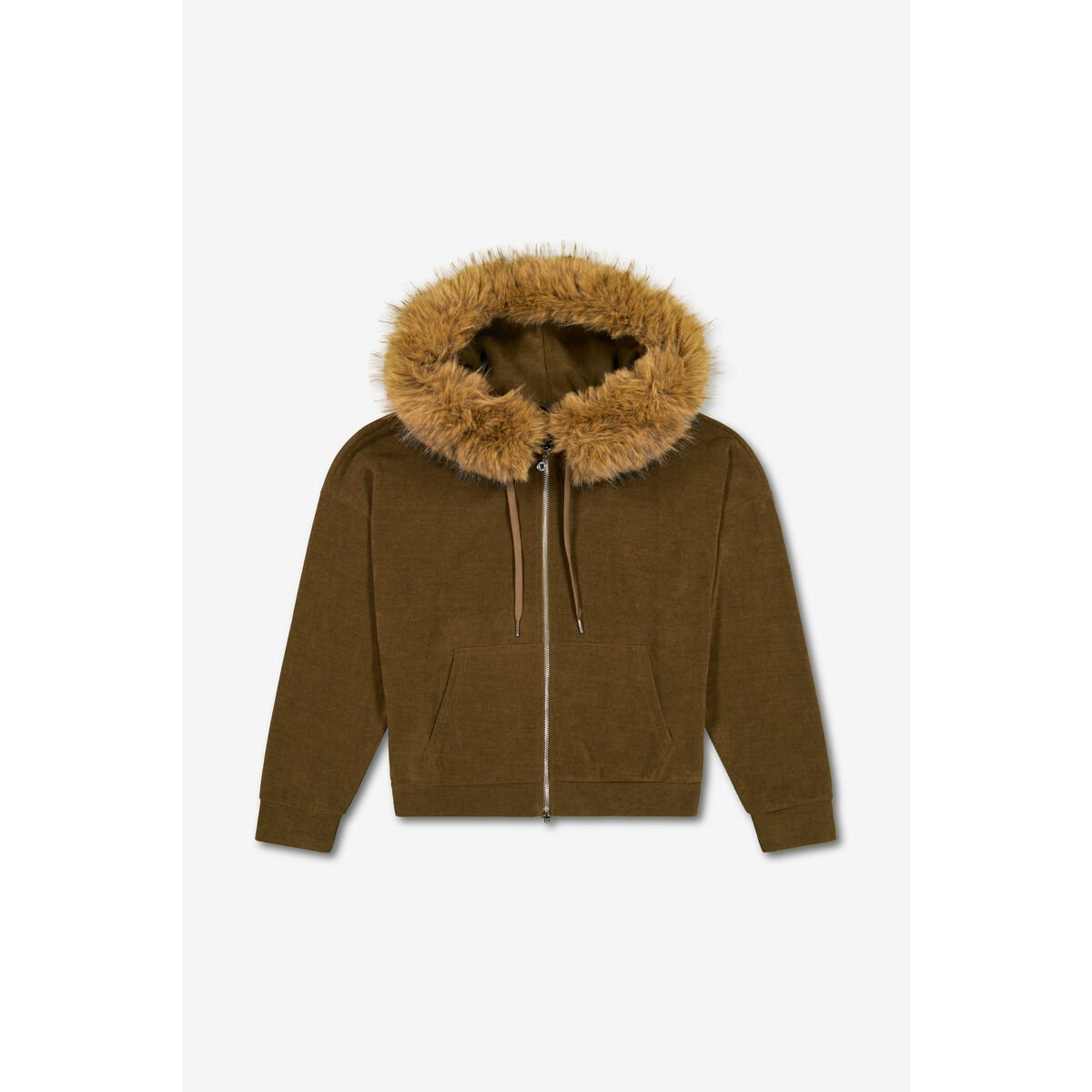 Sweat-Shirt capuche CHEY kaki, LE TEMPS DES CERISES