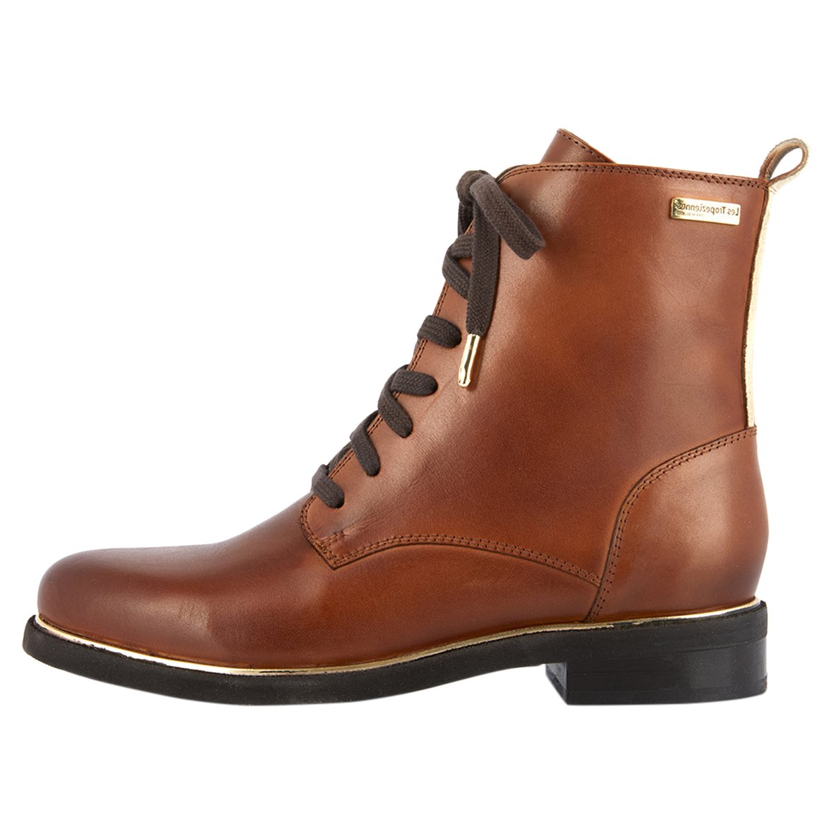Bottes Cuir Les Tropeziennes Mathilde chocolat, LES TROPEZIENNES PAR M.BELARBI