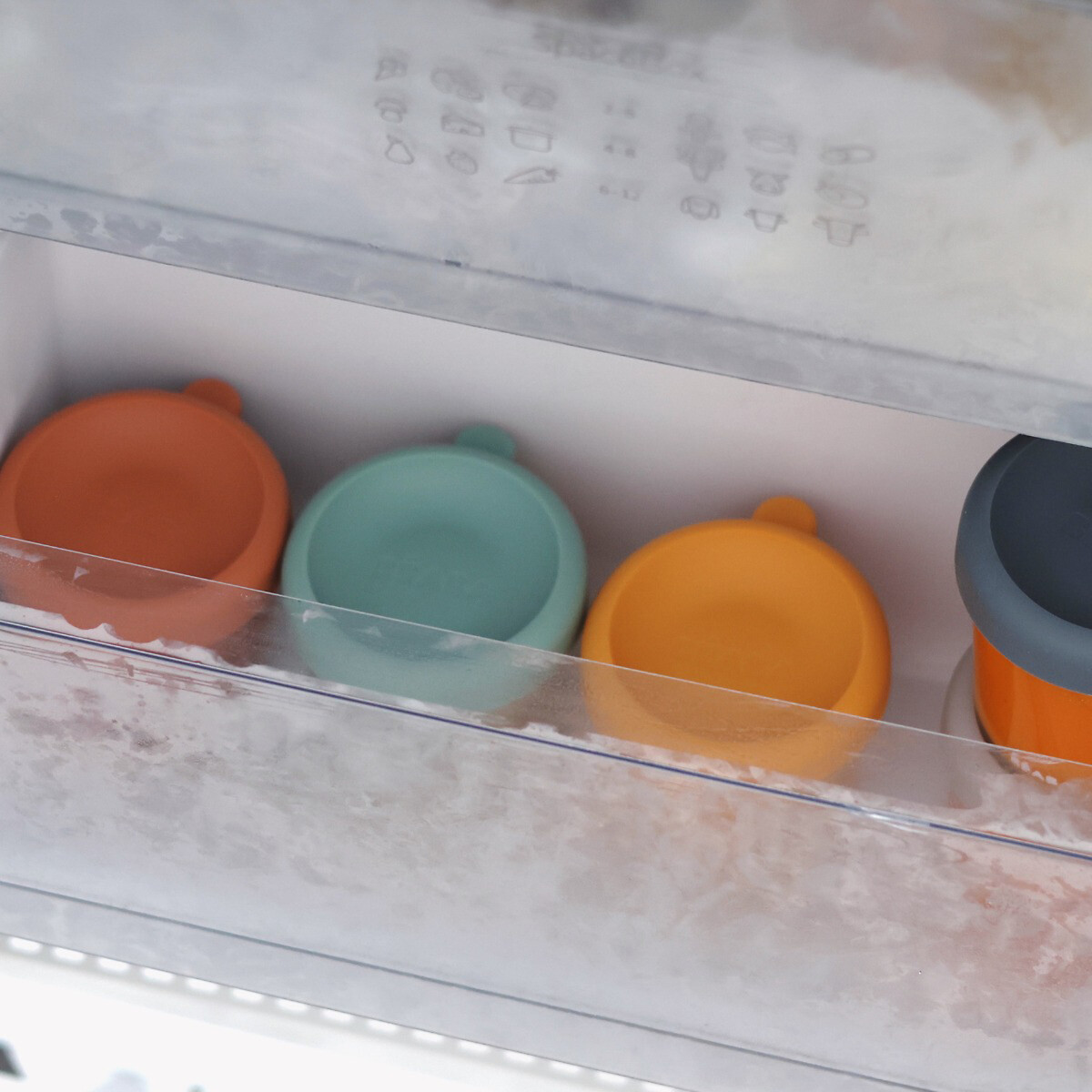 Coffret 4 portions en verre multicolore, BEABA