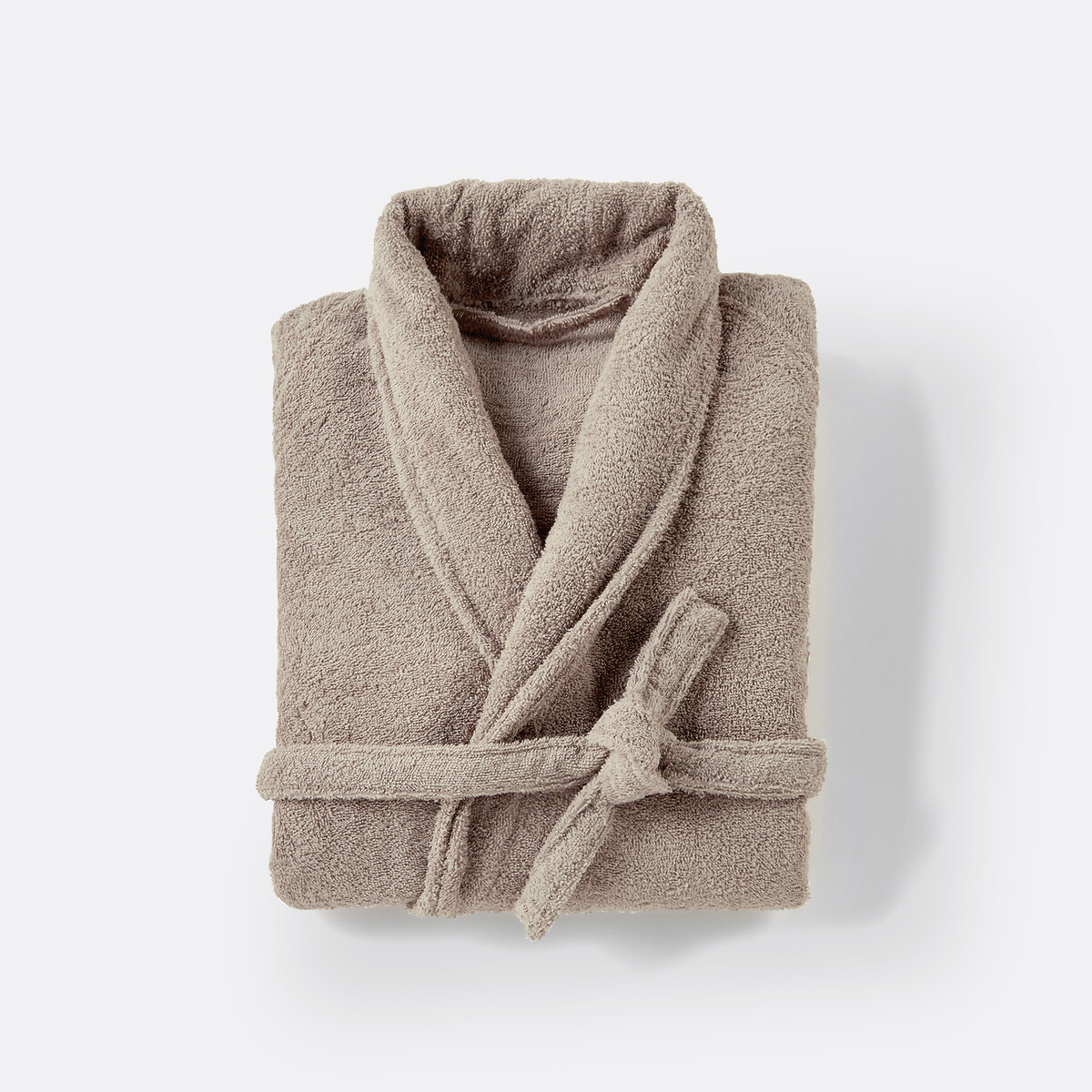 Peignoir châle adulte 350 g/m², Scenario beige ficelle, LA REDOUTE INTERIEURS