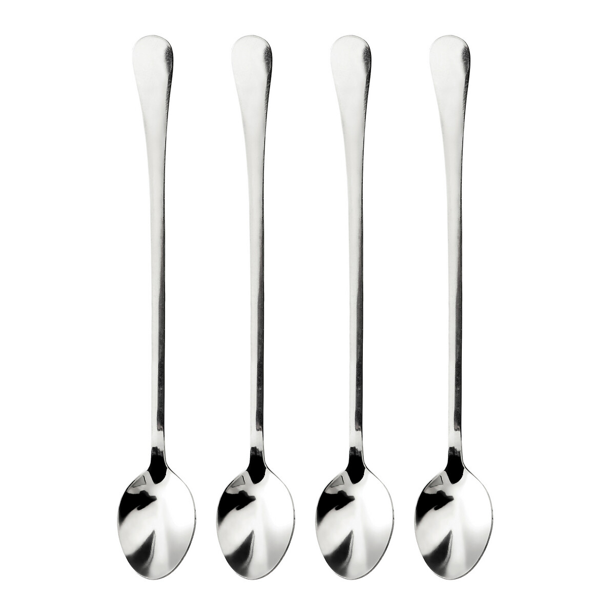 Set of 4 Latte/Sundae Spoons silver-coloured, SO'HOME