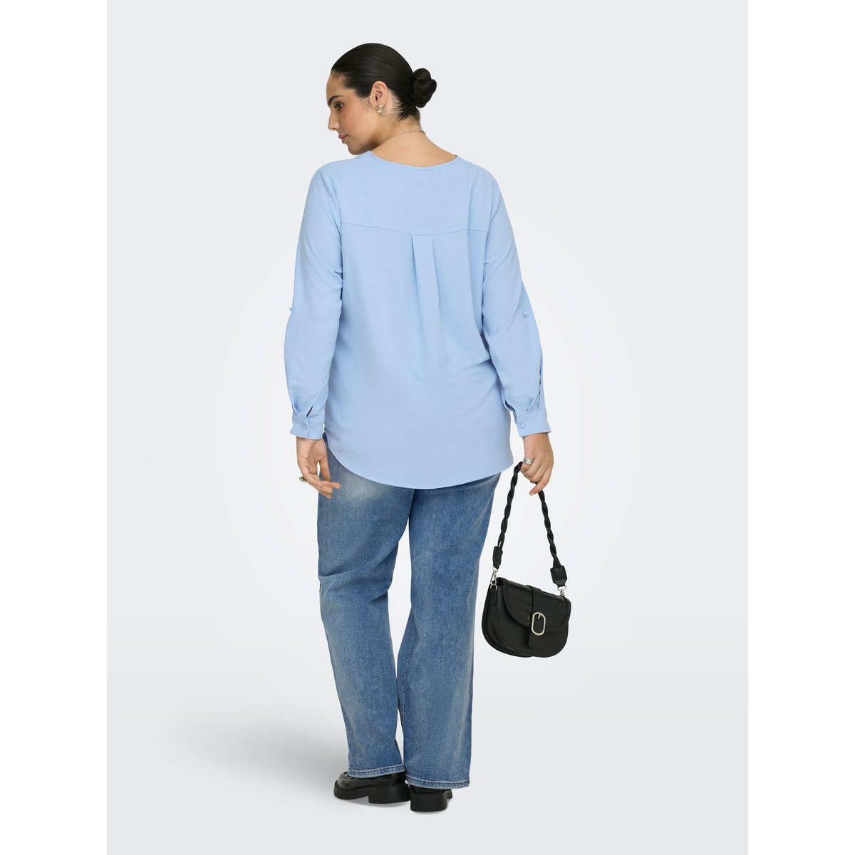Chemise chambray blue, ONLY CARMAKOMA