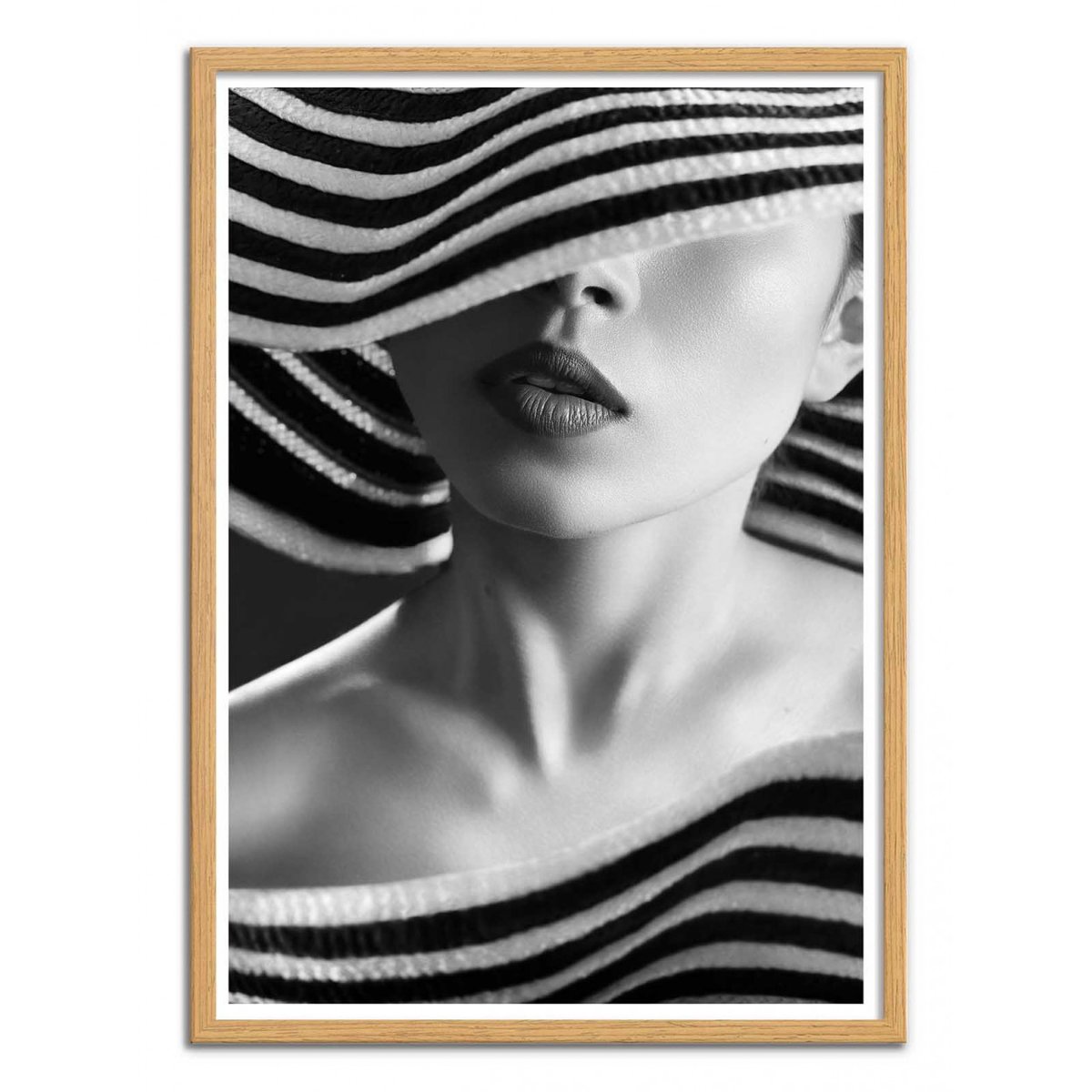 Affiche d’art et cadre noir 50 x 70 cm - Woman - Boris Belokonov affiche d'art, WALL EDITIONS