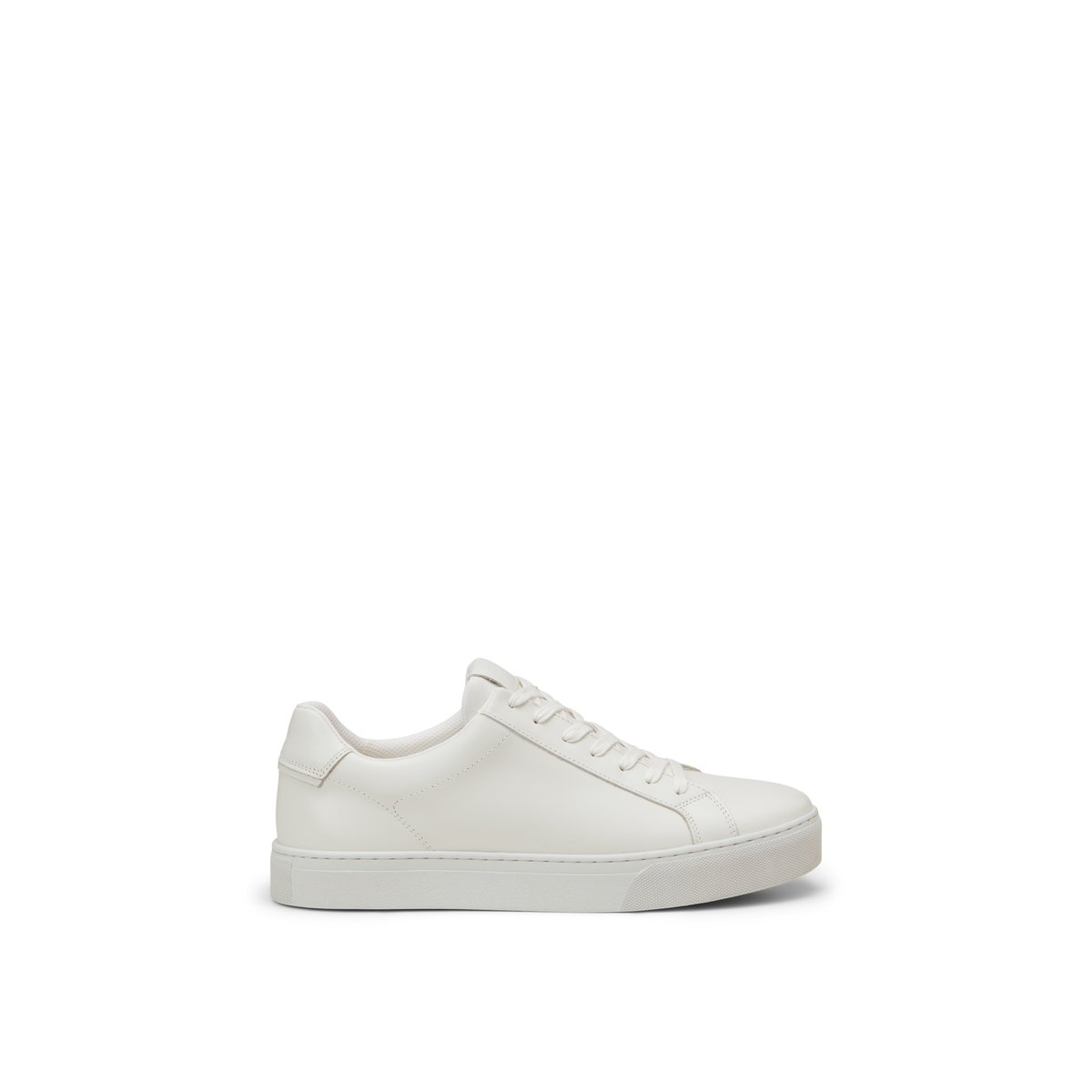 Sneaker Modèle Agar en cuir de bœuf nappa noble blanc, MARC O'POLO