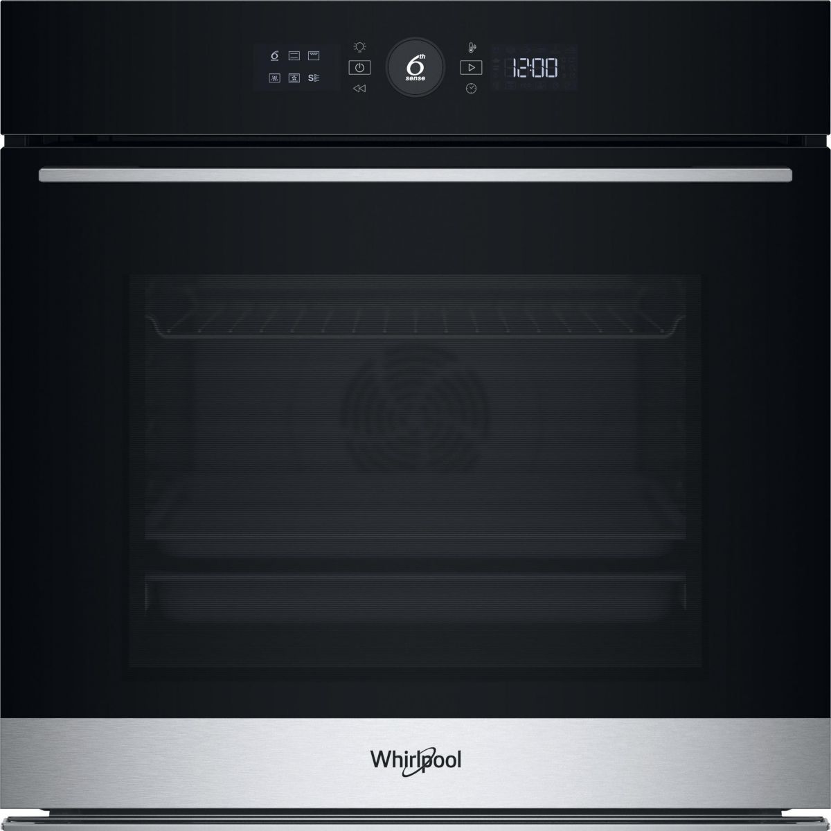 Four encastrable fonction vapeur WOI5S8PM1SXAF - Pyrolyse, 6ème Sens, Vapeur SteamSense, Air Fry couleur unique, WHIRLPOOL