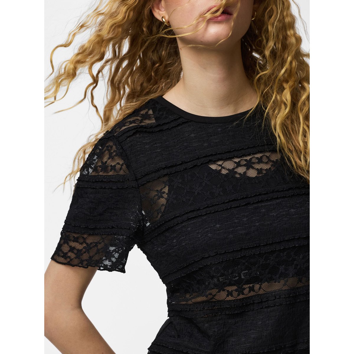 T-Shirt noir - black1, PIECES