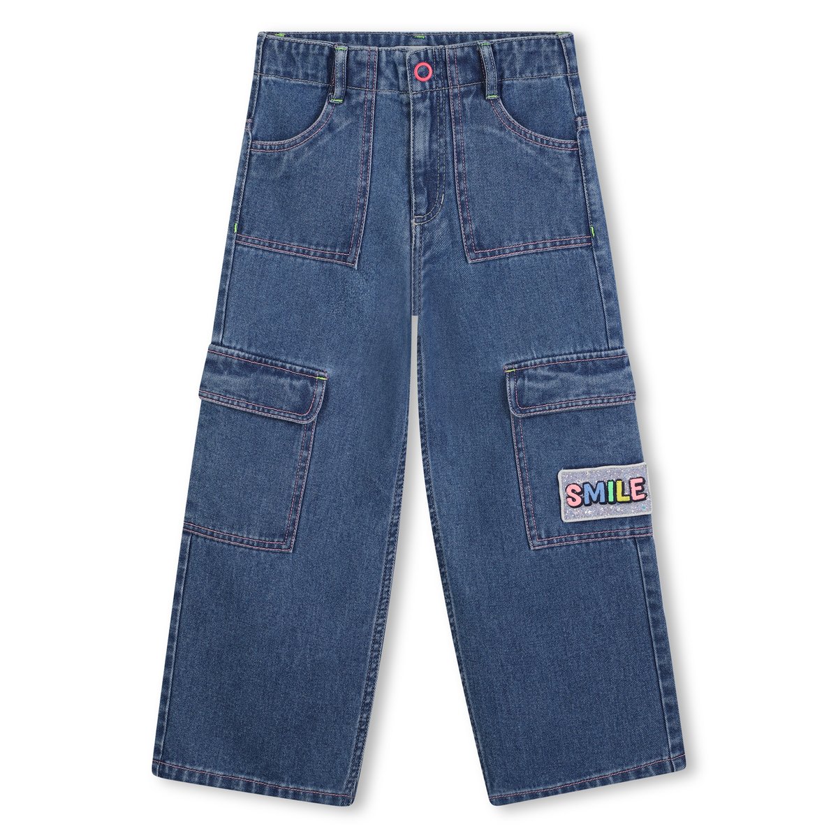 Pantalon en denim double stone+bleach, BILLIEBLUSH