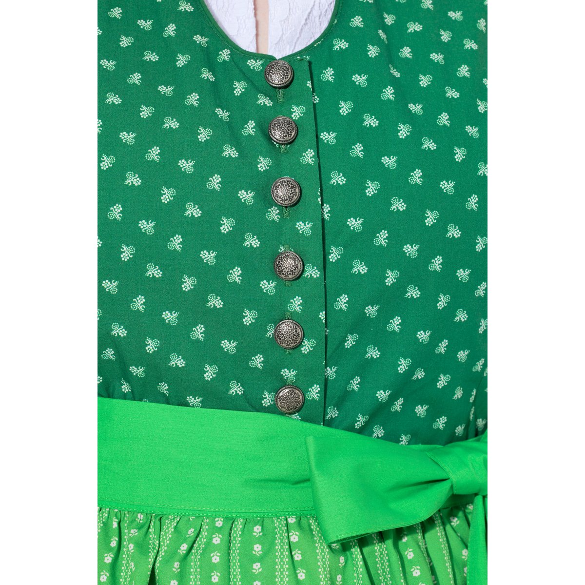 Dirndl sans manches vert gazon, ULLA POPKEN