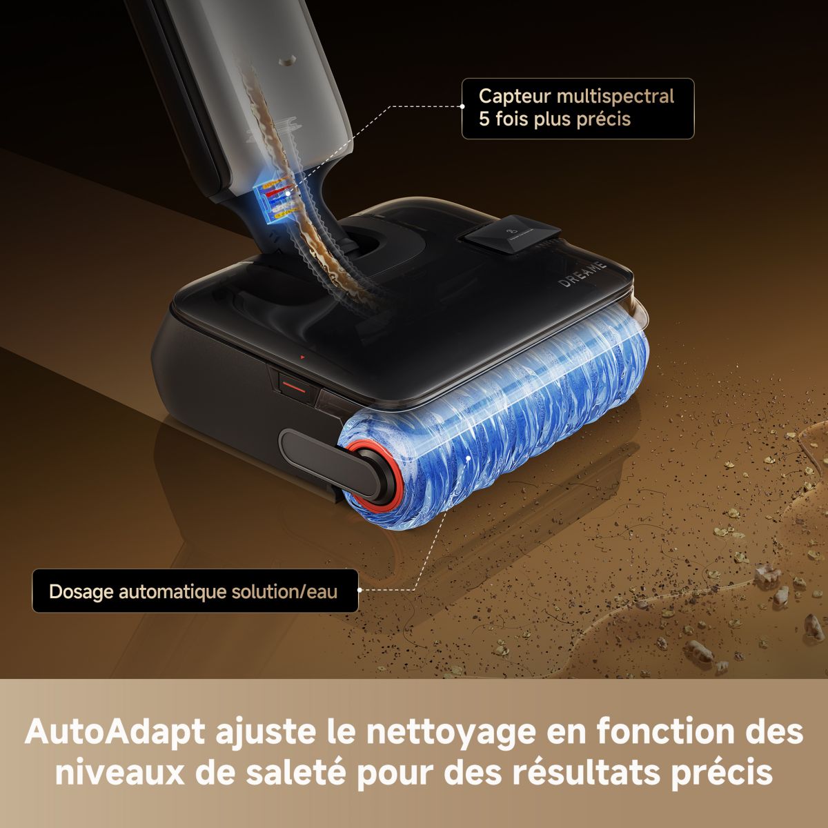 Aspirateur laveur T15 Pro Heat couleur unique, DREAME