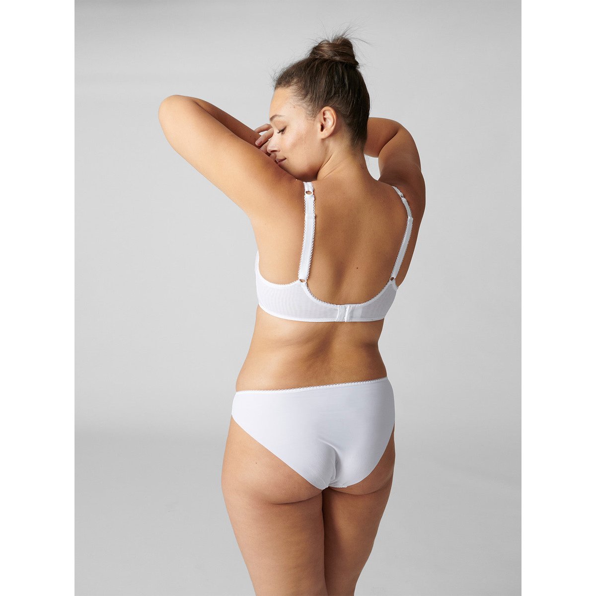 Soutien-gorge armatures décolleté galbé, OPALINE blanc, SIMONE PERELE