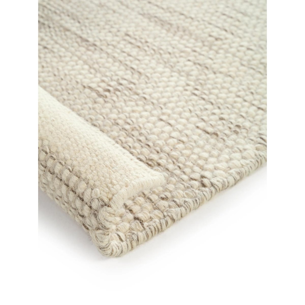 Tapis de laine tissé main ROCCO crème, BENUTA